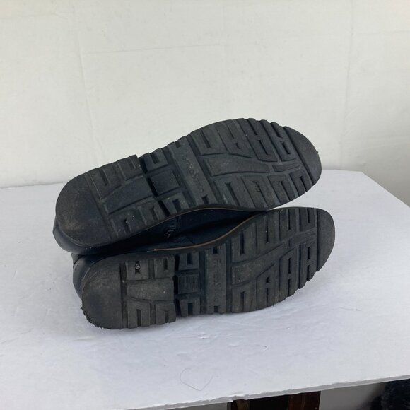 FRANCO SARTO Womens sz 9.5 Black Leather Block Heel Ankle Boots - Picture 9 of 9